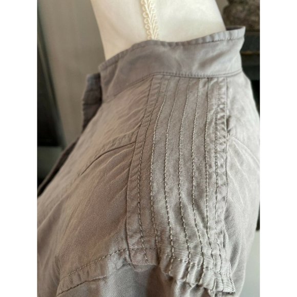 Anthro Sanctuary Grey Green Safari Utility Jacket - Picture 8 of 10